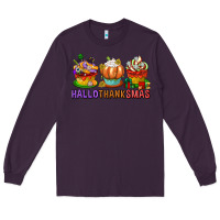 Plum hallothanksmas cupcakes Long Sleeve Tee - texasbilliewilder