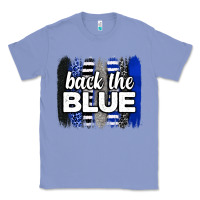 Colony Blue Back the blue brushstrokes Classic Tee - Neo Western