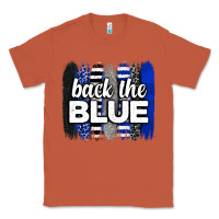 Copper Back the blue brushstrokes Classic Tee - Neo Western