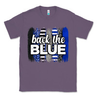 Lavender Back the blue brushstrokes Classic Tee - Neo Western