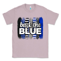Lilac Back the blue brushstrokes Classic Tee - Neo Western
