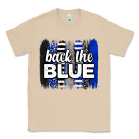 Mushroom Back the blue brushstrokes Classic Tee - Neo Western