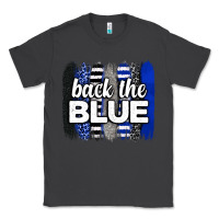 Smoke Back the blue brushstrokes Classic Tee - Neo Western
