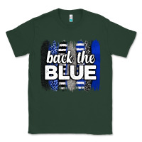 Sports Green Back the blue brushstrokes Classic Tee - Neo Western