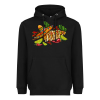 Black mexican elote corn sombrero lime and  cactus Heavyweight Hoodie - AdoDesignShop