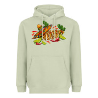 Matcha mexican elote corn sombrero lime and  cactus Heavyweight Hoodie - AdoDesignShop