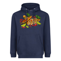 Navy mexican elote corn sombrero lime and  cactus Heavyweight Hoodie - AdoDesignShop