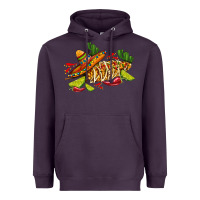 Plum mexican elote corn sombrero lime and  cactus Heavyweight Hoodie - AdoDesignShop