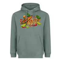 Sage mexican elote corn sombrero lime and  cactus Heavyweight Hoodie - AdoDesignShop