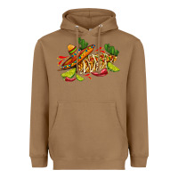 Toasted Coconut mexican elote corn sombrero lime and  cactus Heavyweight Hoodie - AdoDesignShop