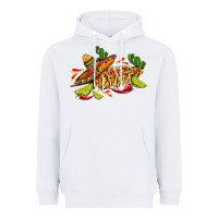 White mexican elote corn sombrero lime and  cactus Heavyweight Hoodie - AdoDesignShop