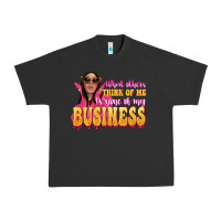 Pigment Black afro black boss lady Urban Heavy Tee - texasbilliewilder