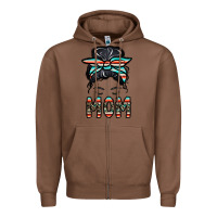 Chestnut mom Zipper Hoodie - CowhideDigitalArt
