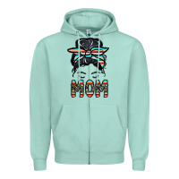 Seafoam mom Zipper Hoodie - CowhideDigitalArt