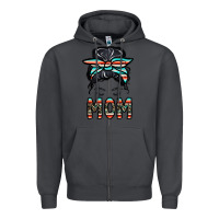 Smoke mom Zipper Hoodie - CowhideDigitalArt