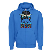 True Royal mom Zipper Hoodie - CowhideDigitalArt