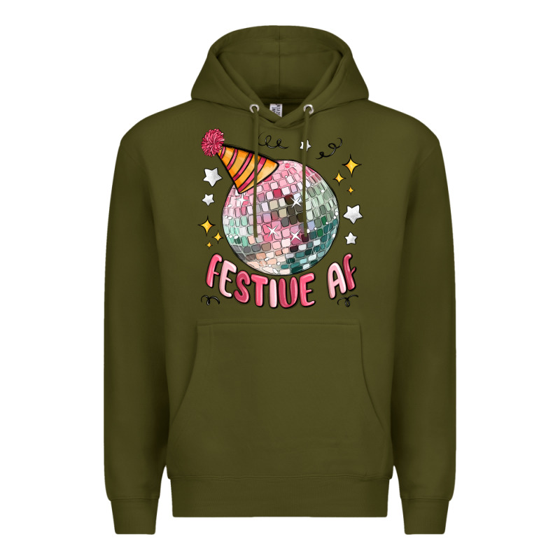 Festive Af Premium Hoodie by MaliasSmallBusiness | Teevron