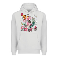 Dove Grey festive af Premium Hoodie - MaliasSmallBusiness