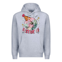Heather Grey festive af Premium Hoodie - MaliasSmallBusiness