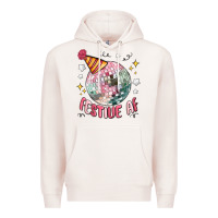 Pale Pink festive af Premium Hoodie - MaliasSmallBusiness