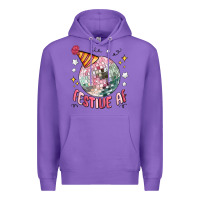 Purple festive af Premium Hoodie - MaliasSmallBusiness