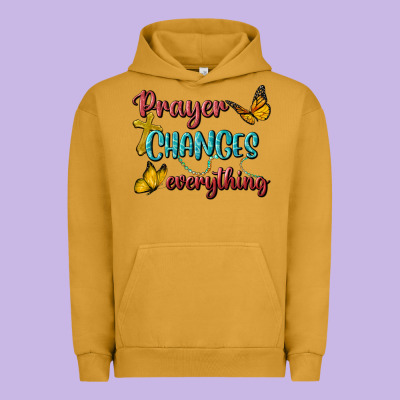 Prayer Changes Everything Urban Hoodie Designed By Bundleandbundleshop