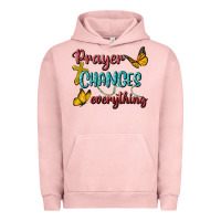 Pigment Salmon Prayer Changes Everything Urban Hoodie - BundleAndBundleShop
