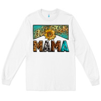 White mama sunflower junkie Long Sleeve Tee - Zillion Design Studio