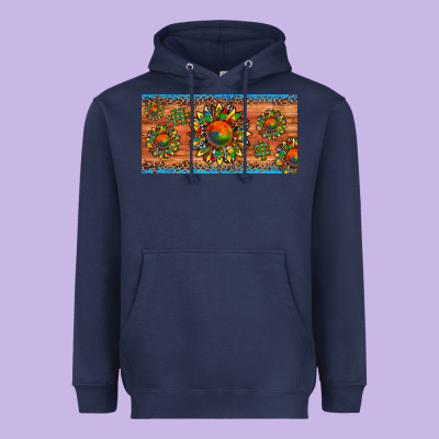 Autism Awareness Sunflower Puzzle License Plate Heavyweight Hoodie Designed By Artiststas