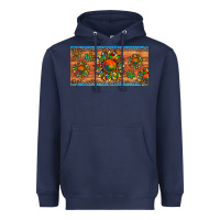 Navy autism awareness sunflower puzzle license plate Heavyweight Hoodie - Artiststas