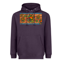 Plum autism awareness sunflower puzzle license plate Heavyweight Hoodie - Artiststas