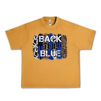 Peanut Butter back the blue brushstroke Urban Heavy Tee - Zillion Design Studio