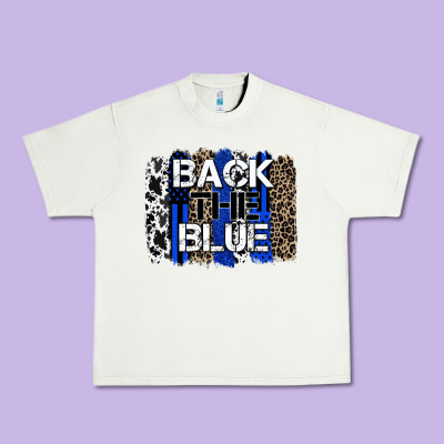Urban Heavy Tee back the blue brushstroke
