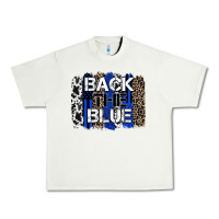 Pistachio back the blue brushstroke Urban Heavy Tee - Zillion Design Studio