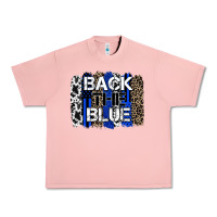 Salmon back the blue brushstroke Urban Heavy Tee - Zillion Design Studio