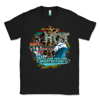 Black hot mom summer Classic Tee - SublimationCraftShop
