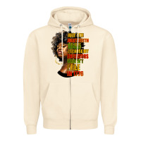 Sandshell juneteenth 1885 because my ancestors weren't free in 1776 black woman Zipper Hoodie - HRA Design Shop