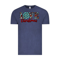 Vintage Denim Western Gemstone Christmas Love Vintage Tee - RanaPortraitStore