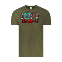 Vintage Olive Western Gemstone Christmas Love Vintage Tee - RanaPortraitStore