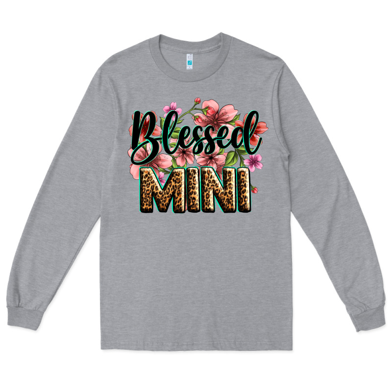 Flowers Blessed Mini Long Sleeve Tee by Zillion Design Studio | Teevron