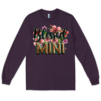 Plum flowers blessed mini Long Sleeve Tee - Zillion Design Studio