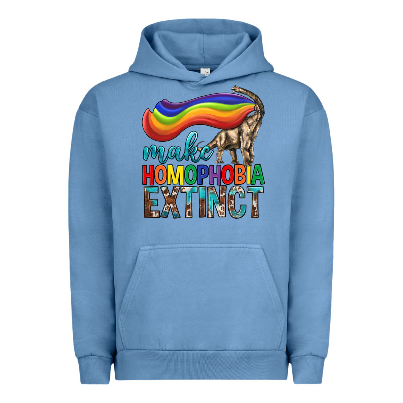 Lgbtq Make Homophobia Extinct Urban Hoodie by BundleAndBundleShop | Teevron