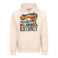 Sandshell Lgbtq Make Homophobia Extinct Urban Hoodie - BundleAndBundleShop