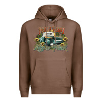 Chestnut i got a heart like a truck western sunflower Premium Hoodie - NancyCooperArtShop