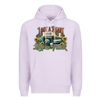 Lilac i got a heart like a truck western sunflower Premium Hoodie - NancyCooperArtShop