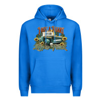 True Royal i got a heart like a truck western sunflower Premium Hoodie - NancyCooperArtShop
