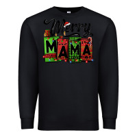 Black merry mama Christmas Premium Sweatshirt - Jasminsmagicworld
