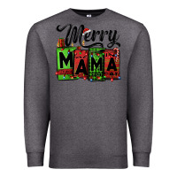 Charcoal Heather merry mama Christmas Premium Sweatshirt - Jasminsmagicworld