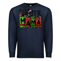 Navy merry mama Christmas Premium Sweatshirt - Jasminsmagicworld