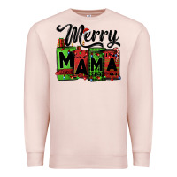 Pale Pink merry mama Christmas Premium Sweatshirt - Jasminsmagicworld